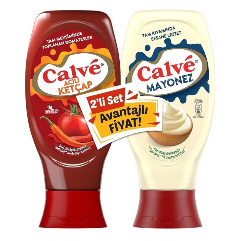 Calve Mayonez380g+Ketçap 430g