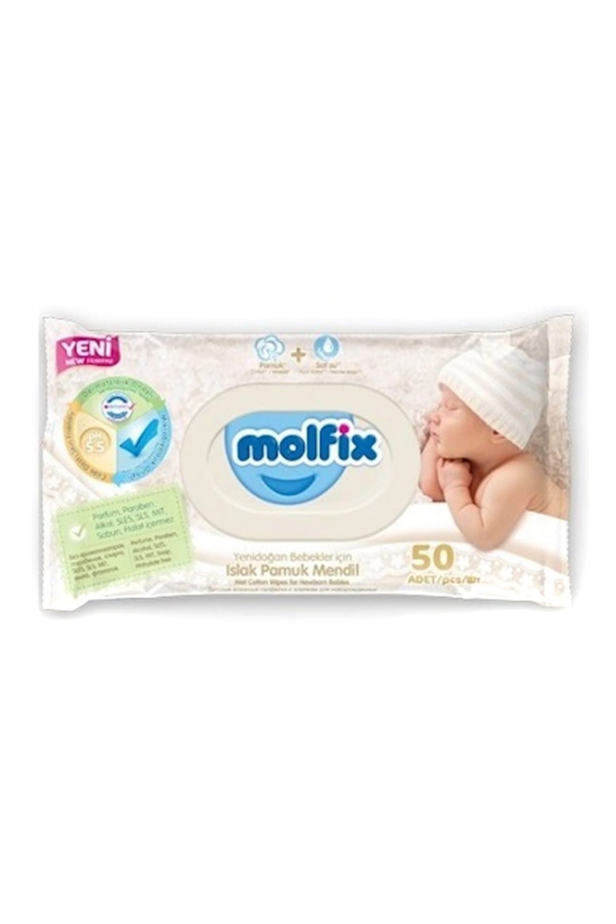 Molfix Yeni Doğan Islak Men.60Ad.