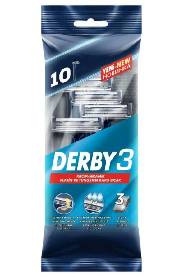 Derby Plus 3 Bıçaklı